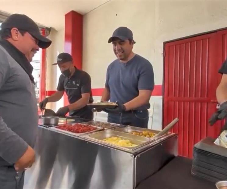 Lleva Nava taquiza a cuerpos de auxilio