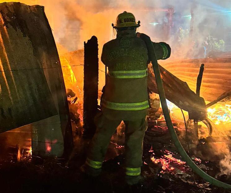 Arde bodega en Linares Arde bodega en Linares