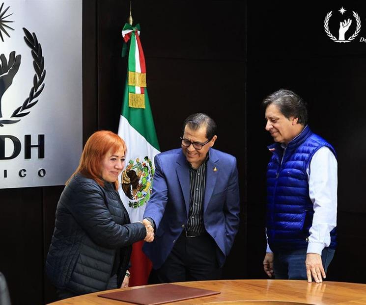 Hacen convenio CNDH y Leche para el Bienestar por la alimentaci&oacute;n