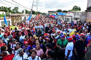 Marcha chavista por la libertad de Maduro tras su captura