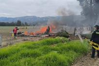 Mueren seis personas en accidente a&eacute;reo en Colombia