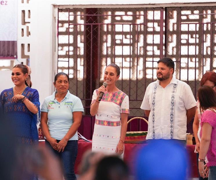 Sheinbaum presenta nuevo centro de caf&eacute; y ma&iacute;z Bienestar