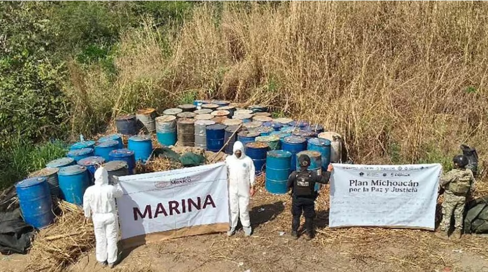 Semar destruyen laboratorios clandestinos en 3 estados