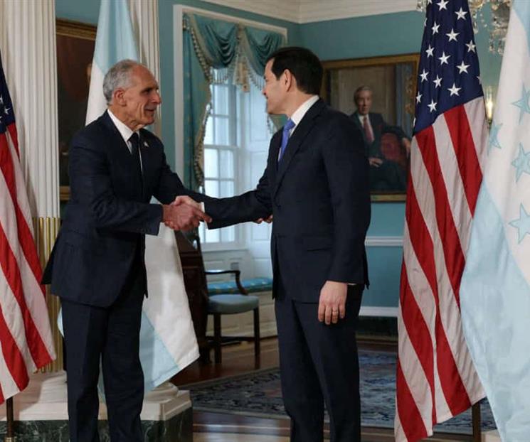 Recibe Rubio a Asfura en medio de pulso pol&iacute;tico en Honduras