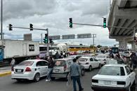 Mega bloqueo de transportistas en Edomex