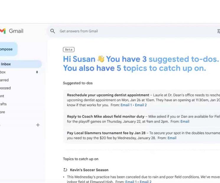 Cambio histórico en Gmail Cambio histórico en Gmail