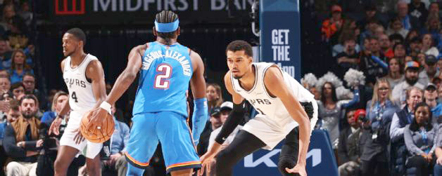 Se quita el Thunder paternidad de Spurs