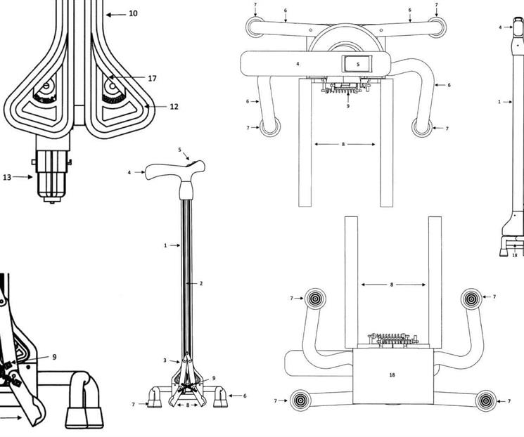 Crean bast&oacute;n mec&aacute;nico que favorece autonom&iacute;a de adultos mayores