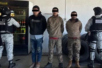 Caen con armas de fuego en Los Ramones