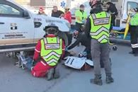 Arrollan a mujer de la tercera edad