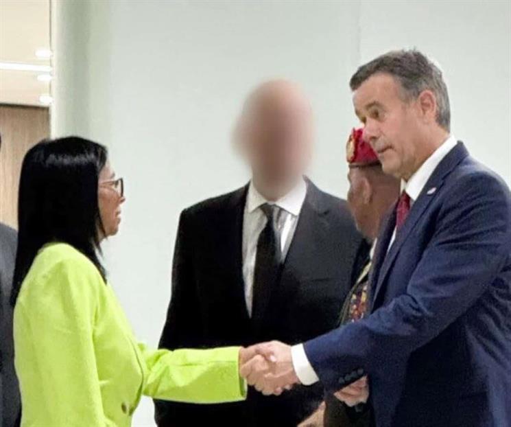 Sostiene reuni&oacute;n jefe de la CIA con Delcy Rodr&iacute;guez