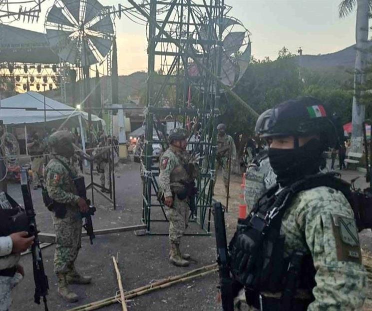 Frenan fuerzas federales homenaje al CJNG en Michoac&aacute;n