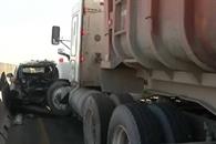 Colapsa choque al Libramiento Noroeste