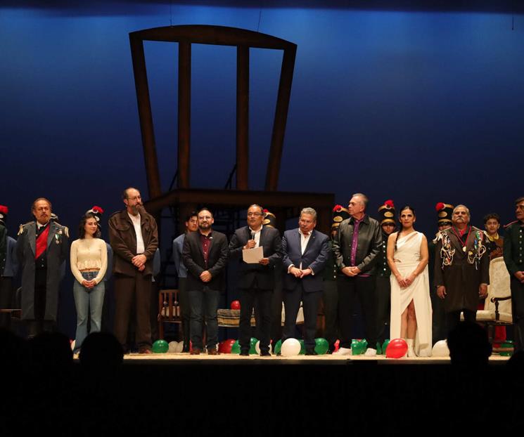 Estrenan obra sobre Escobedo