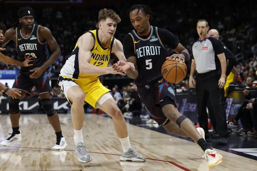 Paliza implacable de Pistons a Pacers