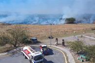 Alarma incendio de terreno bald&iacute;o
