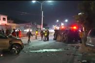 Deja 4 lesionados choque-volcadura