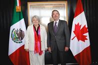 Recibe SRE a gobernadora general de Canad&aacute; en M&eacute;xico