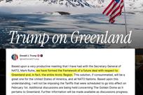 Frena Trump amenazas y habla de acuerdo por Groenlandia