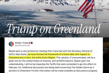 Frena Trump amenazas y habla de acuerdo por Groenlandia