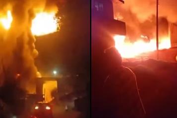 Explota pipa que transportaba combustible en Tulancingo, Hidalgo