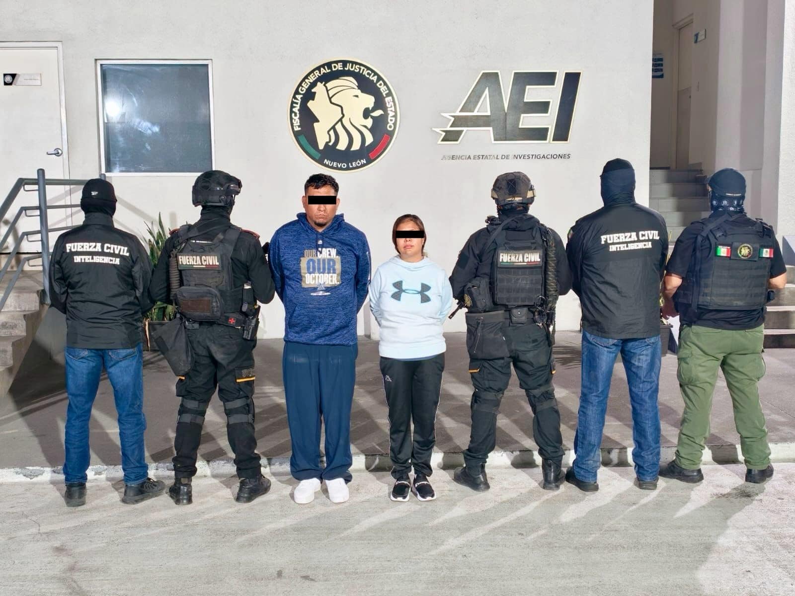 En atenci&oacute;n a una denuncia an&oacute;nima ciudadana, agentes ministeriales y polic&iacute;as de Fuerza Civil, efectuaron la captura de una pareja considerada como vendedores de droga, en  Apodaca.