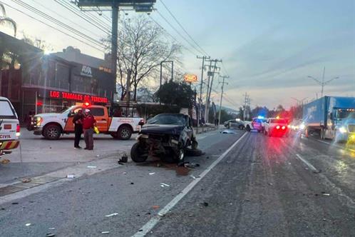 Deja choque en Santiago un muerto y dos heridos
