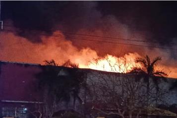 Se registra explosi&oacute;n e incendio en maquiladora de Tamaulipas