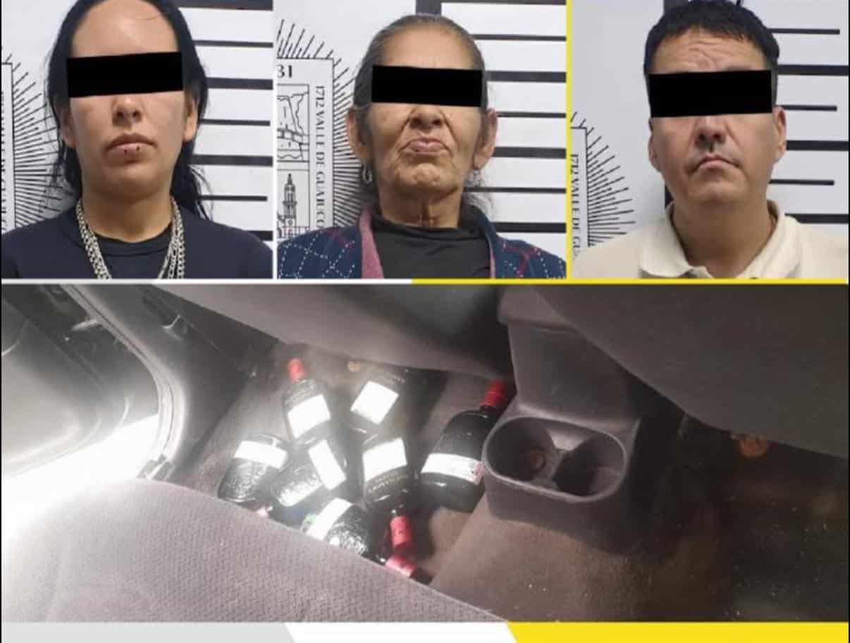 Elementos de la Secretar&iacute;a de Seguridad P&uacute;blica y Vialidad de Santiago, lograron la r&aacute;pida localizaci&oacute;n y detenci&oacute;n de tres personas presuntamente involucradas en un robo a supermercado, ocurrido en la comunidad de Los Cavazos.