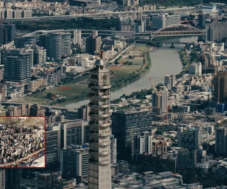 Honnold escala uno de los rascacielos m&aacute;s altos del mundo en Taiw&aacute;n