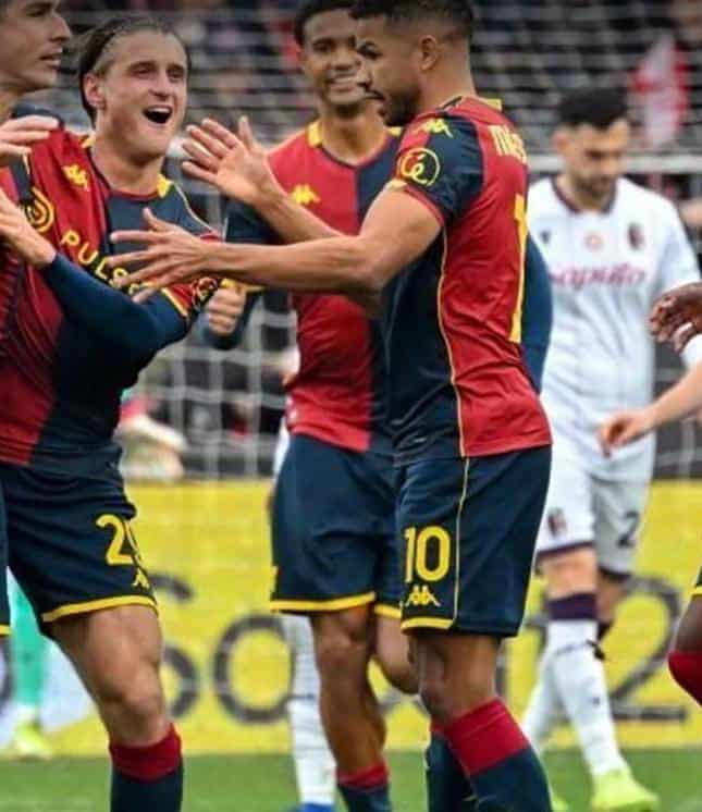 Gana el Genoa de Johan Vázquez y se alejan del descenso Gana el Genoa de Johan Vázquez y se alejan del descenso