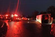 Volcadura de transporte de personal deja 6 lesionados en Pesquer&iacute;a