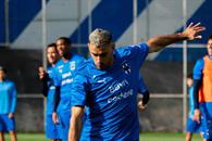 Entrena Berterame diferenciado con Rayados 