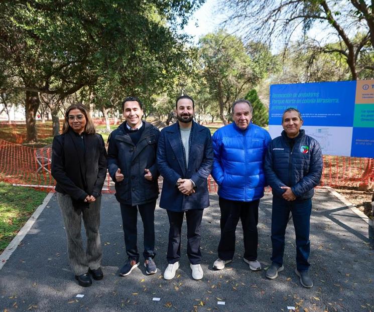 Inicia San Pedro mejoramiento de andadores del Parque Norte