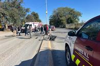 Fallece motociclista en hospital tras derrapar en Linares Fallece motociclista en hospital tras derrapar en Linares