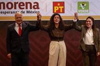 Firman alianza Morena, PT y Verde rumbo a 2027