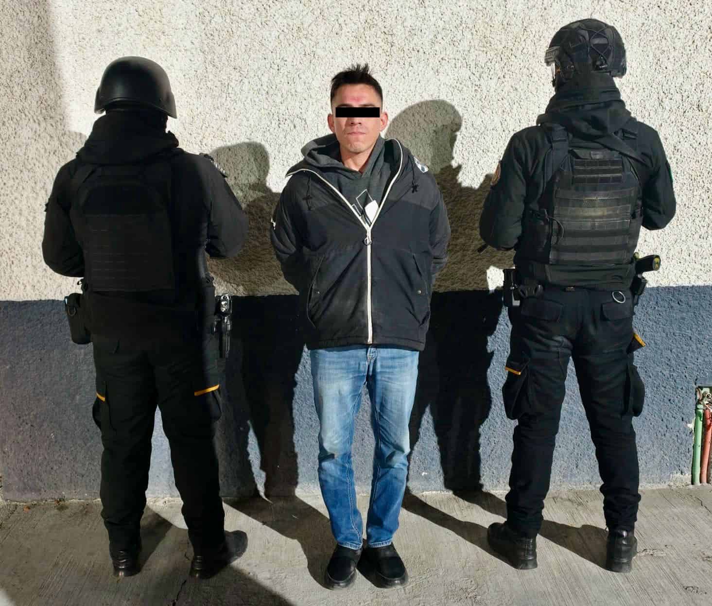 Elementos de Fuerza Civil efectuaron la captura de un masculino considerado como generador de violencia, en la Colonia Dos R&iacute;os, en Guadalupe.