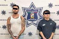 Capturan a par de asaltantes