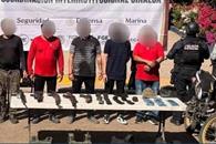 Detienen a 5 civiles armados tras persecuci&oacute;n en Culiac&aacute;n