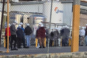 Alarma presunta fuga de amoniaco