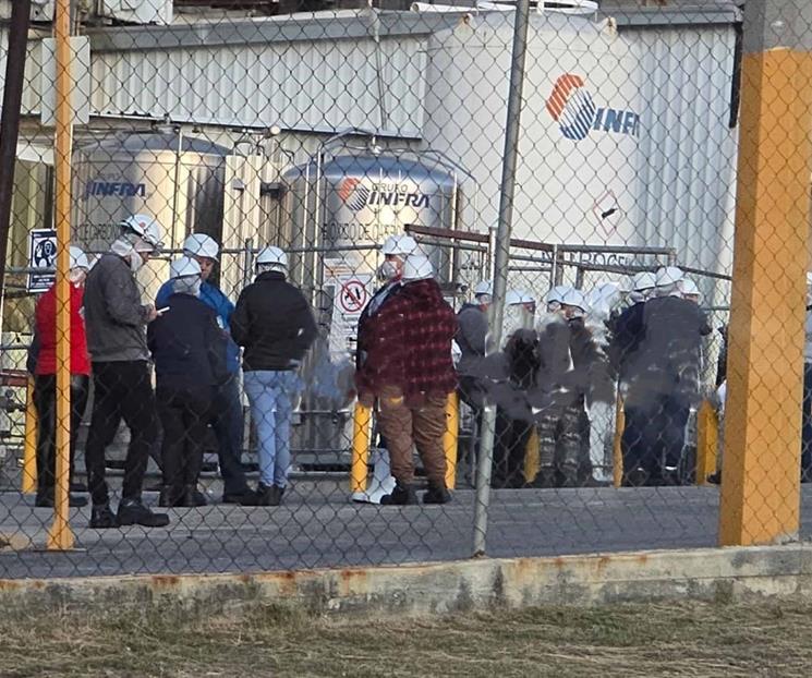 Alarma presunta fuga de amoniaco