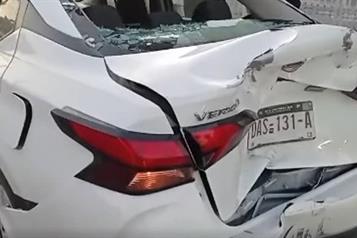 Deja choque un lesionado