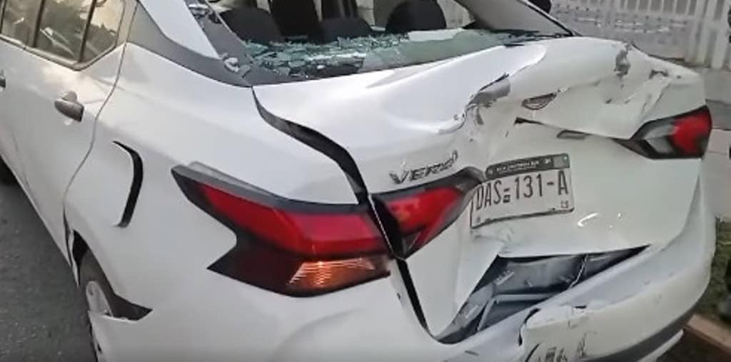 Deja choque un lesionado Deja choque un lesionado