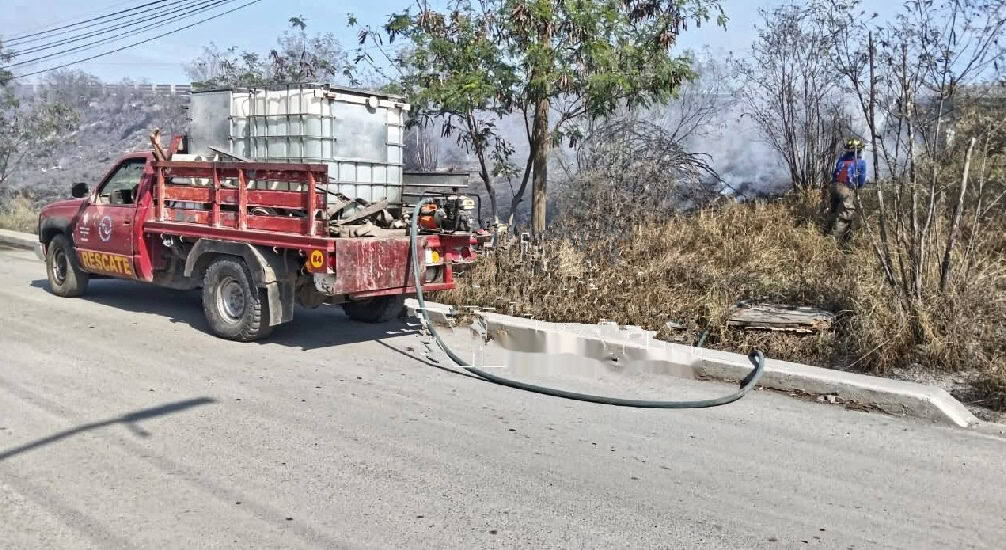 Alarma incendio en zona despoblada