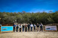 Colocan primera piedra del Centro DIF Los Cavazos en Santiago