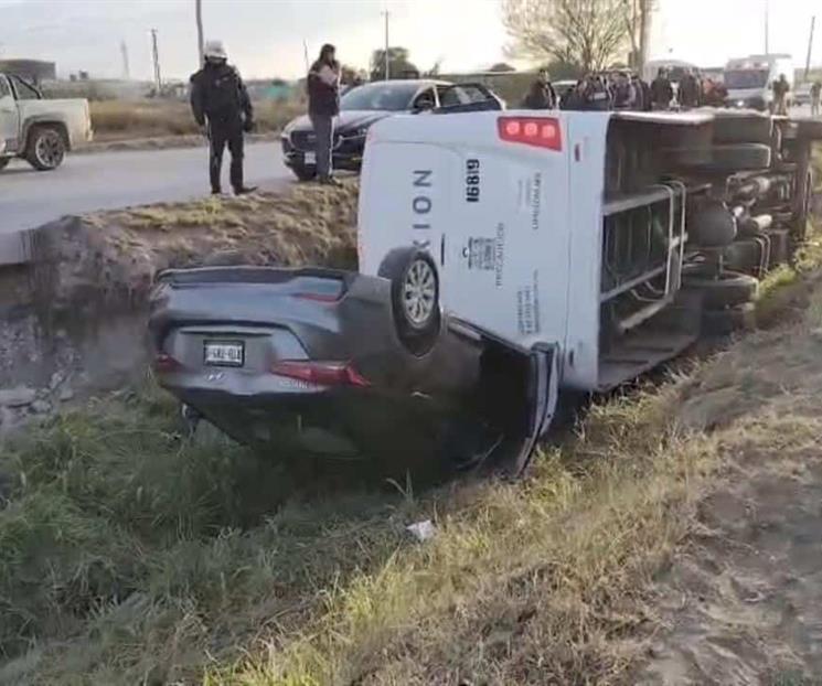 Chocan y terminan en canal&oacute;n