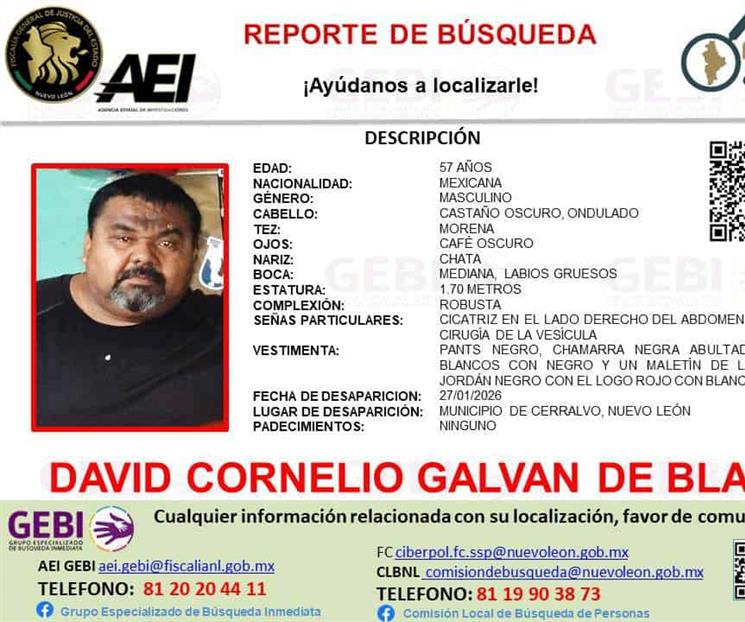 Desaparece chofer en Cerralvo Desaparece chofer en Cerralvo