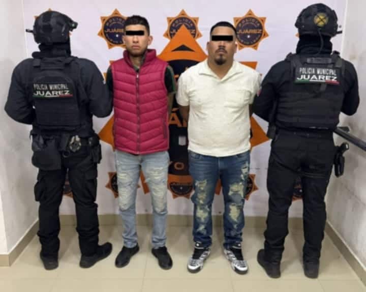 Detienen a dos con armas de fuego y droga