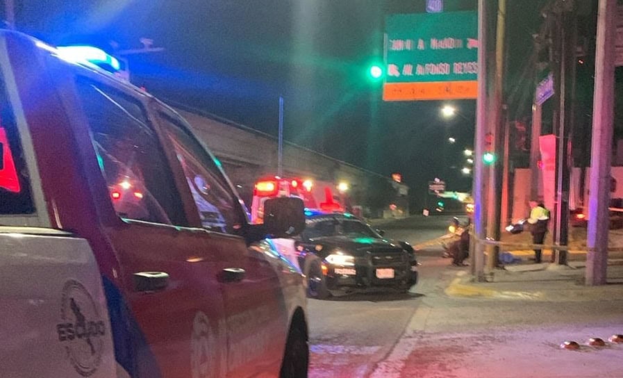 Muere tras accidente de motocicleta al sur de Monterrey
