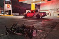 Fallece motociclista tras choque al norte de Monterrey